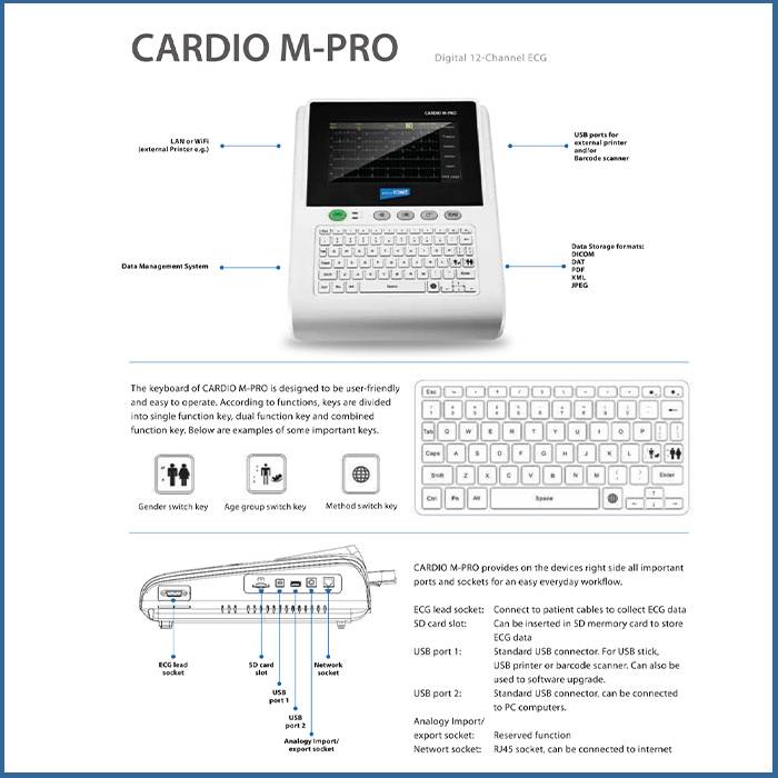 Καρδιογράφος 12κάναλος Medical Econet-Cardio M Pro - Image 4